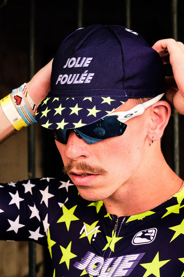 Jolie Foulee Cycling Cap by Giordana Cycling, ONE, Made in Italy
